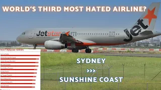 Can Jetstar Really be the WORLD'S THIRD MOST HATED AIRLINE? Sydney to Sunshine Coast Flight Review
