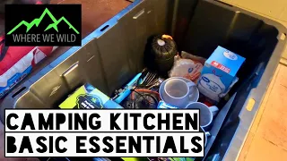 CAMPING KITCHEN - BASIC ESSENTIALS