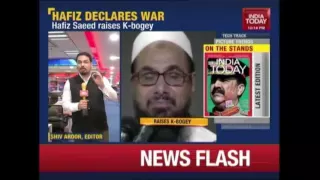 Newsroom : Rattled Hafiz Saeed Responds To Modi's Independence Day Speech