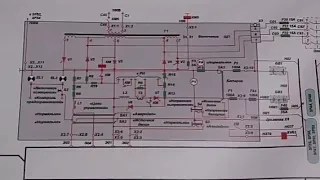 Схема электровоза 3ЭС5К зарядка Аккумулятора