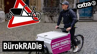 Realer Irrsinn: Gebühr für Fahrradkuriere in Aachen | extra 3 | NDR