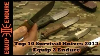 What are the Top Ten Survival Blades? By Equip 2 Endure