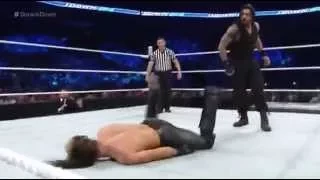 SmackDown 19 03 2015  ROMAN VS SETH & KANE