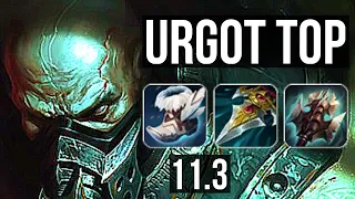 URGOT vs VAYNE (TOP) | Rank 2 Urgot, 300+ games, 10/3/5 | NA Grandmaster | v11.3