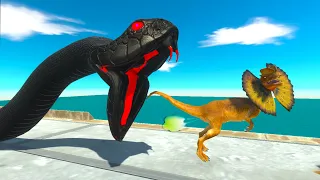 BLACK MAMBA Attack RUN AWAY - Animal Revolt Battle Simulator