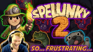SO...FUSTRATING... | Spelunky 2 (Highlights, Fails, and Funny Moments)