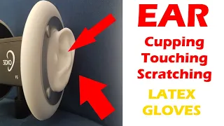 ASMR - Latex Gloves ASMR - ASMR Ear Cupping - ASMR Binaural - ASMR Scratching - No Talking