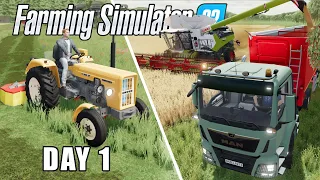 20 days on a Flat Map starting with $0🚜Farming Simulator 2022 timelapse