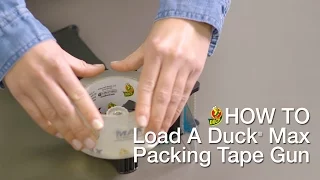 How to Load Your Duck® MAX Packing Tape Gun