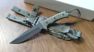 Распаковка ножа Chris Reeve Pacific фул-танг CPM S35VN micarta USA