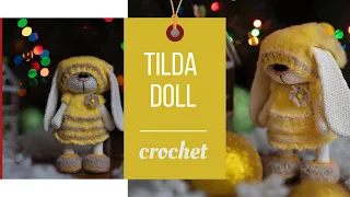 Заяц Тильда крючком/// Tilda Doll Crochet