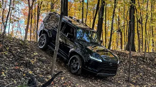Lexus GX 550 Overtrail Off-Roading and Driving Through Water and Trails