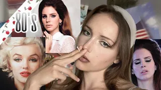 🇺🇸Ретро макияж 80’s (TUTORIAL)🎞️ •| 🍒Lana Del Rey • Alice Roshe // face makeup step by step