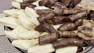 Сварили сушеную колбасу с мясом ! Приготовили аварский хинкал со свекровью!