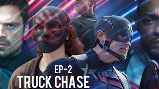 | FALCON AND THE WINTER SOLDIER EPISODE-2 TRUCK CHASE SCENE HD | ACTION CLIP |