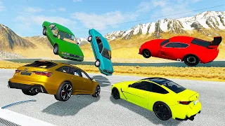 High Speed Traffic Car Crashes #2 Crazy Super Car - BeamNG Drive