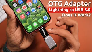 OTG Adapter for iPhone and iPad 🔥 Lightning to USB 3.0 | Review
