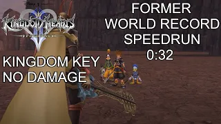 KH II FM [CM] Lingering Will Speedrun 0:32 [FORMER WORLD RECORD] Kingdom Key