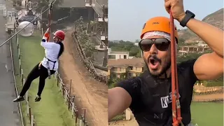 INDIA's Longest Flying Fox | Ep4 | Lonavala Dec 2021 | Ss Vlogs :-)