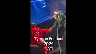 #ASHANTI  brings out  #NELLY Tycoon Music Festival in  ATLANTA, GA FEB 13 2024