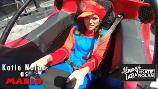 Katie Nolan’s real-life Mario Kart race ends in dramatic photo finish | Always Late with Katie Nolan