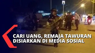 Ironis! Remaja Gelar Aksi Tawuran dan Disiarkan di Media Sosial Untuk Cari Keuntungan