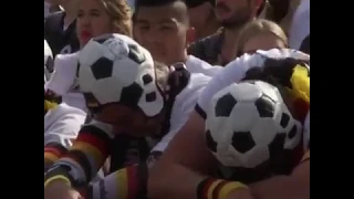 German fans crying emotional after world cup exit - South Korea 2 - 0 Germany