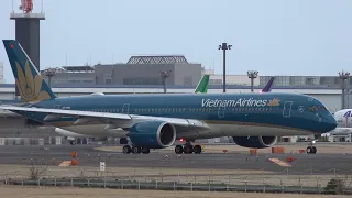 Vietnam Airlines Airbus A350-900 VN-A894 Takeoff from NRT 16R