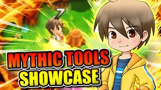 OVERPOWERED MYTHIC TOOLS SHOWCASE!! STORY OF SEASONS FRIENDS OF MINERAL TOWN