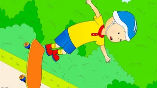 ★ Caillou's Skateboard Accident ★ Funny Animated Caillou | Cartoons for kids | Caillou