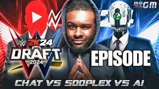 I CHALLENGE CHAT IN A WWE 2K24 MYGM DRAFT!