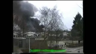 Brand in school -De Golfbreker- Westerkoog 17-02-2001.