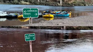 Lake Powell Glen Canyon Dam High Flow Experiment 2023 Before and After