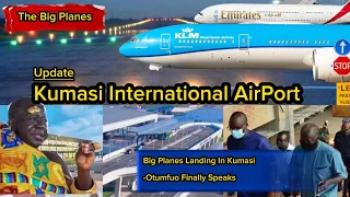 Big Planes landing at the Kumasi Int. Airport-[the runways of The Otumfuo Prempeh Airport Kumasi….