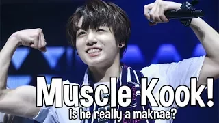 Muscle Kook, is he really a Maknae? #GOLDENMAKNAE