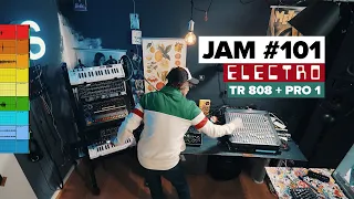Jam 101 #Electro Funk on Roland TR 808 and Behringer Pro 1 and Roland VT 3