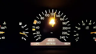 Mercedes w210 E240 Beschleunigung 0-100 / acceleration