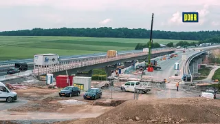 PORR Deutschland: A7 Rothoff - Querverschub der Talbrücke