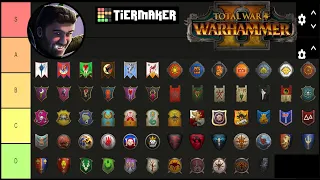 Warhammer 2 ALL FACTIONS Tier Ranking