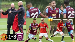 Man United 1-3 Burnley 🔥 closed doors friendly! United lost at Carrington, Casemiro & Martinez.