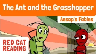 The Ant and the Grasshopper | Bedtime story | Fairy tale | Made by Red Cat Reading
