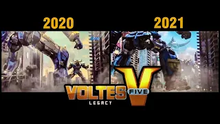 Voltes V Legacy | 2020 vs 2021 TRAILER COMPARISON