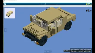 Lego Humvee (tutorial)
