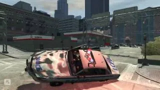 The Ballad of Gay Tony PC TBOGT - Fun with Police (NOOSE Tank) - HD