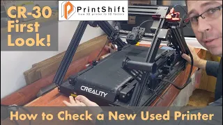 CR-30 First Look!  Or, Examining a New Used Printer