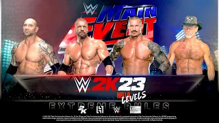 WWE 2K23 Triple H vs Randy Orton vs Batista vs Shawn Michaels - Extreme Rules Match