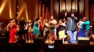 Sir Mix-A-Lot performs "Baby Got Back" with the Seattle Symphony Orchestra and the lady in black