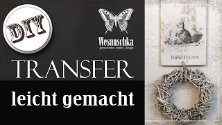 DIY : TRANSFER METHODE ohne SPEZIELLES ZUBEHÖR | HOW TO