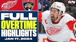 Detroit Red Wings at Florida Panthers | FULL Overtime Highlights - January 17, 2024