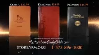 Restoration Study Bible Third Edition RSB